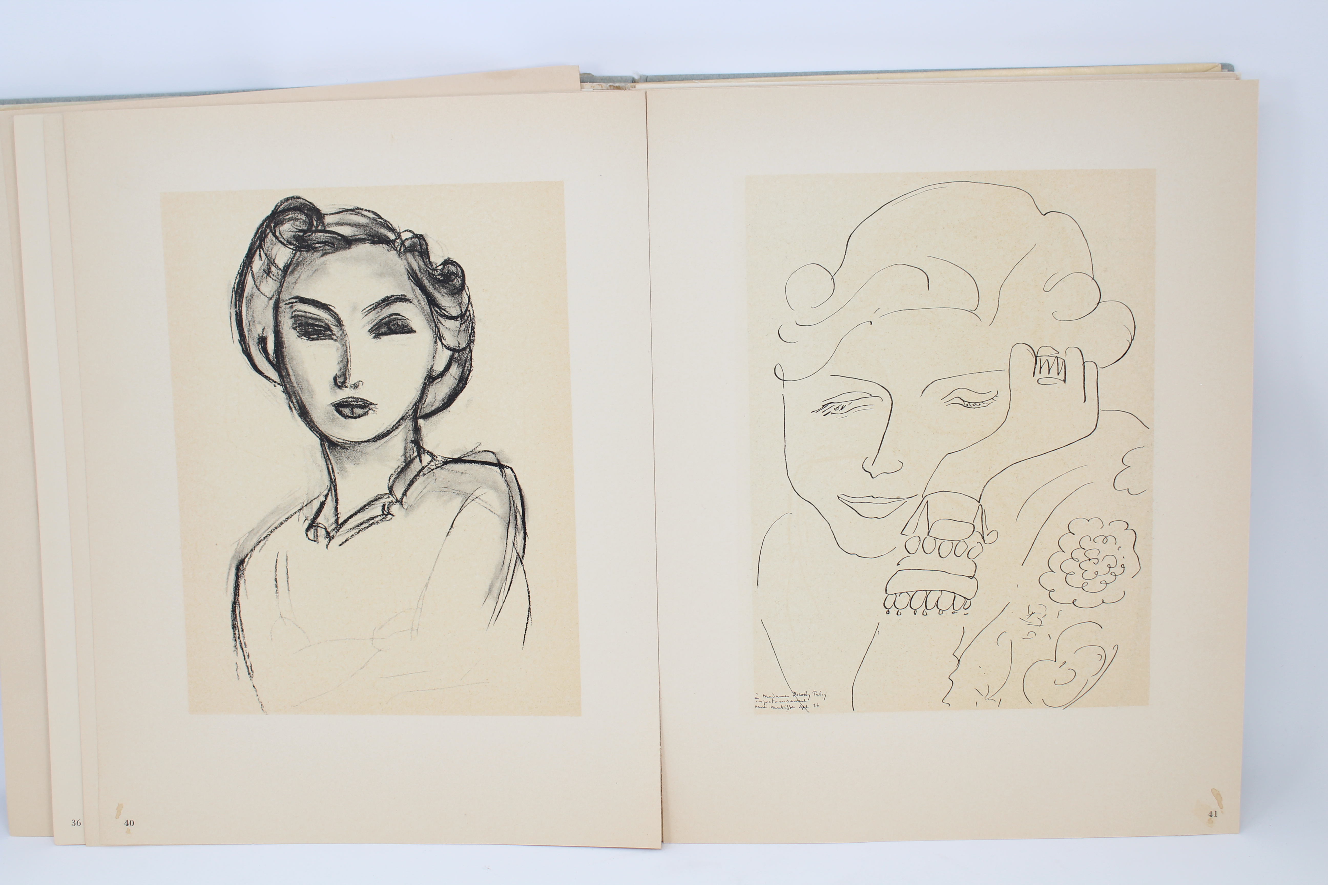 'Portraits' Henri Matisse 1954 Book - Image 6 of 12
