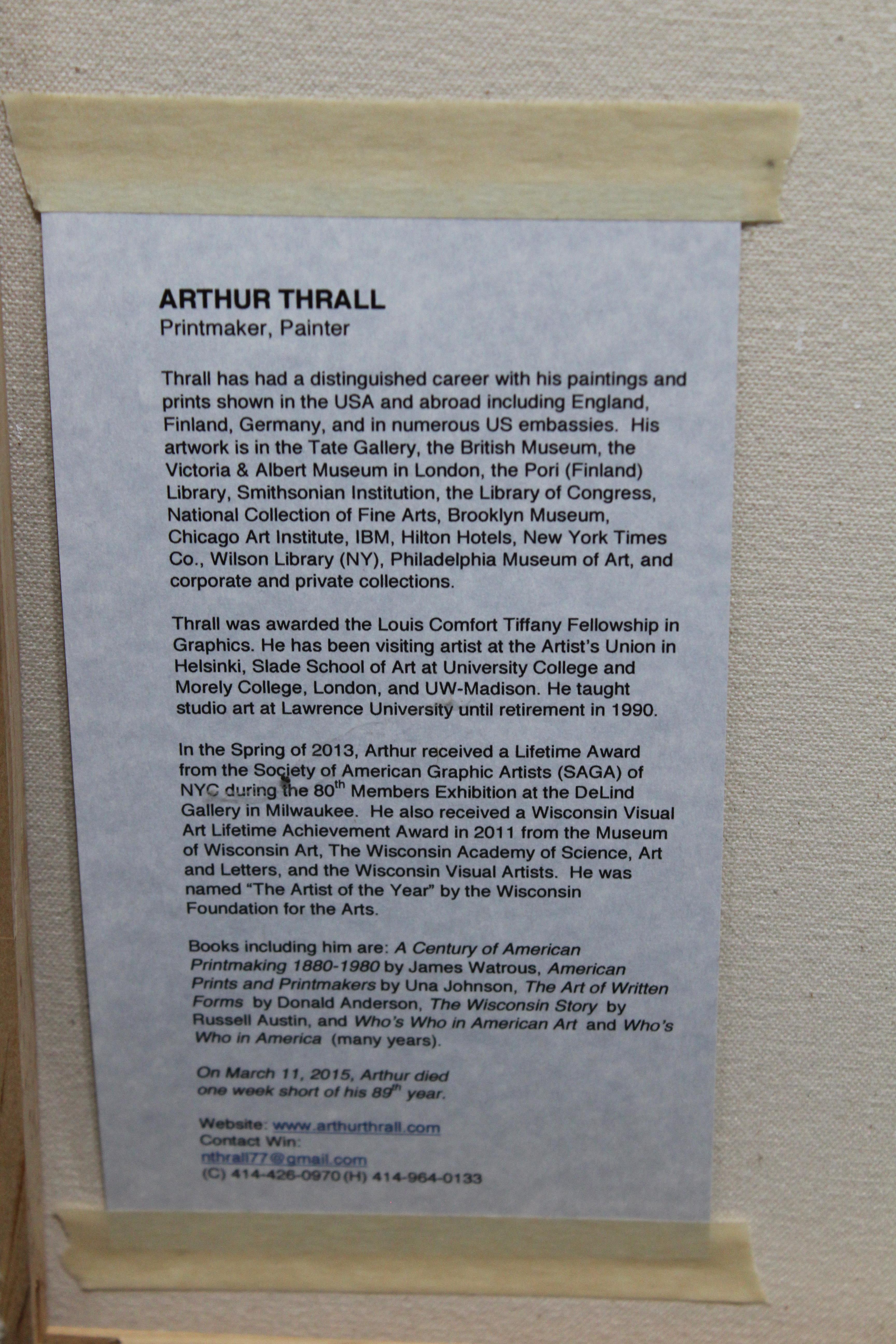Arthur Thrall (born 1926) "Flourish II" - Image 5 of 5
