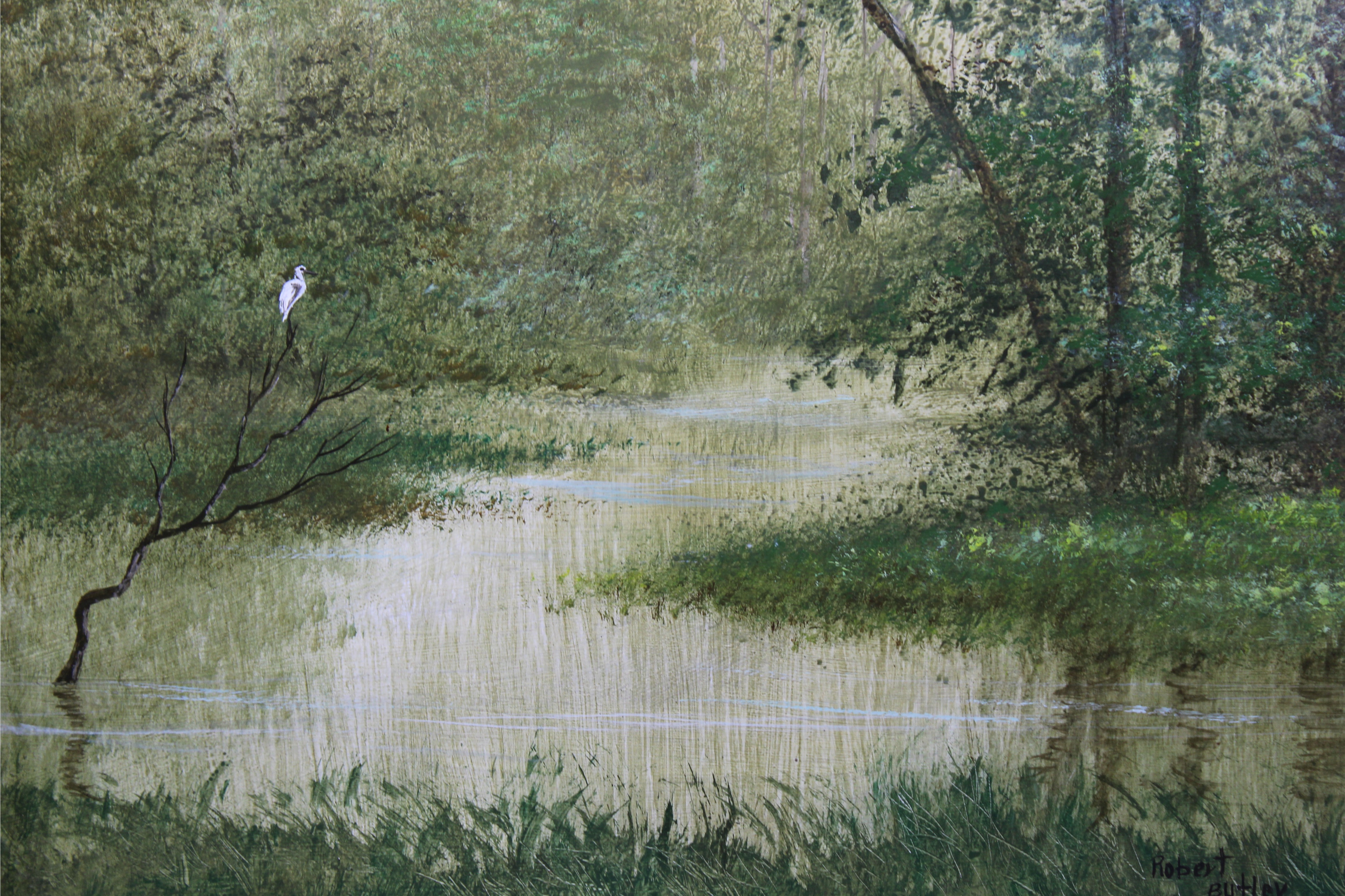 Robert Butler (Florida, 1943 - 2014) Heron - Image 2 of 4