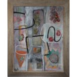 Kroll, Signed Mid Century Abstract Painting