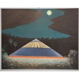 Buell Whitehead (1919 - 1993) "Moon Watch"