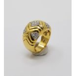 Wempe 18K Gold & Diamond Ring