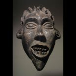 Early 20th C Tikar Region Anthropomorphic Mask