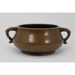 18th Century Chinese Bronze Censer, Signed