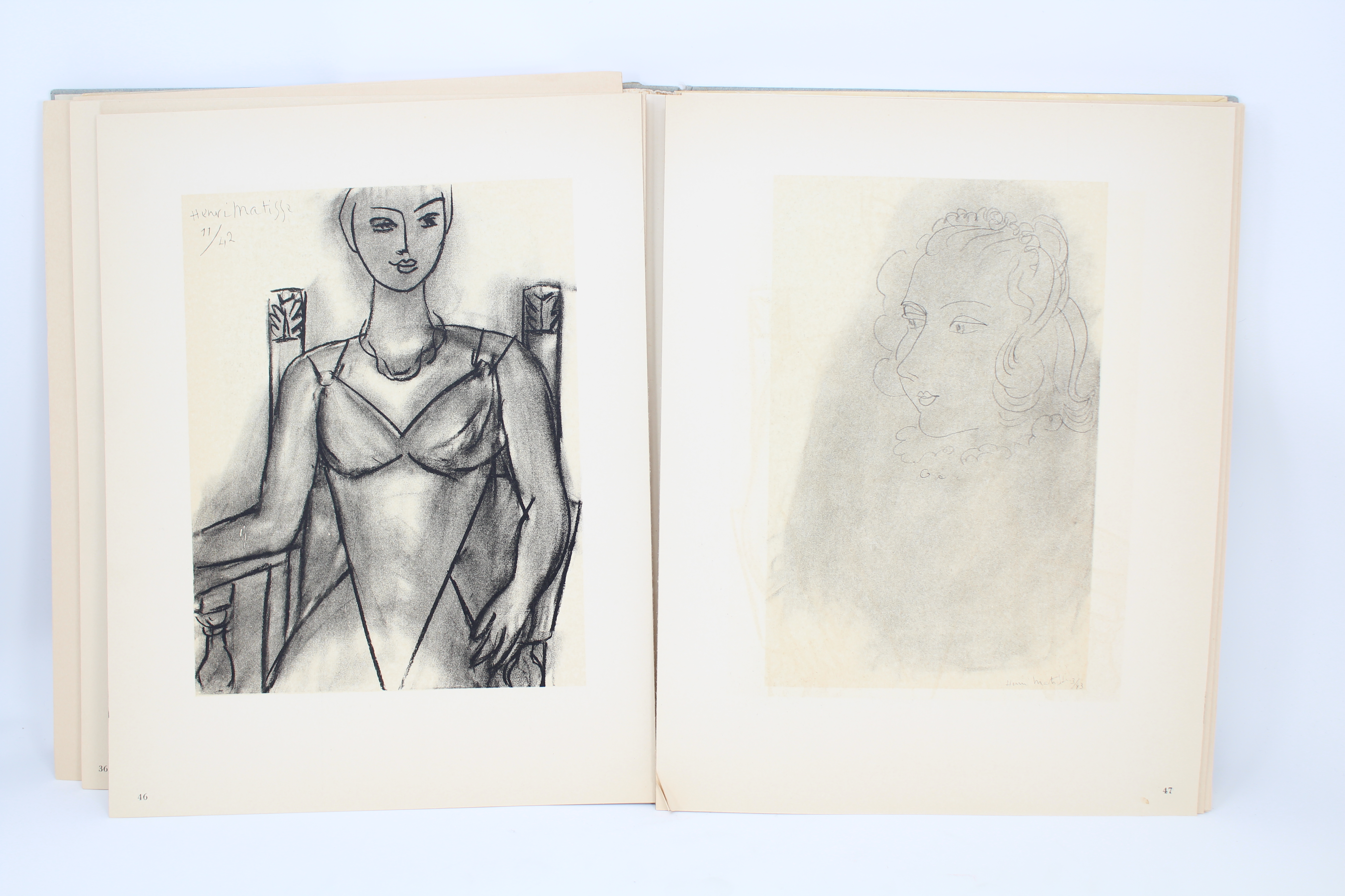 'Portraits' Henri Matisse 1954 Book - Image 7 of 12
