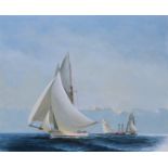 Charles J Lundgren (1911 - 1988) "America's Cup"