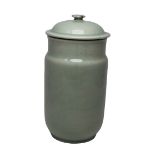 Antique Chinese Longquan Celadon Glazed Lidded Jar