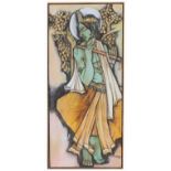 S. Benjamin (India, 20th C.) "Krishna"