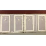 R.M.S. MAURETANIA: First-Class decorative panels with Louis XVI style mouldings in relief with