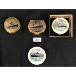 THE ALLAN ROUSE COLLECTION - OCEAN LINER: Stratton & other compacts to include Queen Mary, Queen