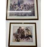 Prints - Chris Collingwood 1993: Two prints, 'For King and Kingdom' and '17th Century Civil War