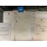 Ephemera: Letters to and from Anne Wright of the Canadian Broadcasting Corporation and signed