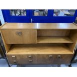 Retro 1960s teak sideboard, believed purchased at Waring and Gillow. 5ft. x 4ft.