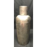 The Thomas E Skidmore Collection: Chinese export silver hammered finish cocktail shaker with cup