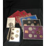 Coins: Pre and post decimal uncirculated coin sets x 2. All Queen Elizabeth II and Crowns. An
