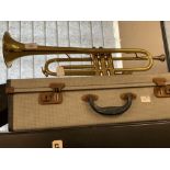 The Thomas E Skidmore Collection: Musical instruments - Grafton Dallas London trumpet with mouth