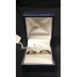 Hallmarked Gold: Wedding rings 22ct. 8½gms.