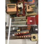 Toys: Railway set, Post war Trix Twin Railway Transformer, two 472 controllers (1 boxed), two
