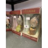 Royal Doulton: Birds of Prey Collectors Series Whyte & Mackay whisky decanters 'Merlin', 'Falcon'