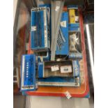 Toys: Railway Marklin HO S set boxed, plus extra rolling stock, track and points. All boxed.