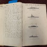 Royal Navy/Militaria: HMS Cumberland's Midshipman's Log dating from August 29th 1936 to March 30th
