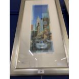 Les Matthew: 20th cent. Artists proof, limited edition print on paper of the Chrysler Building.