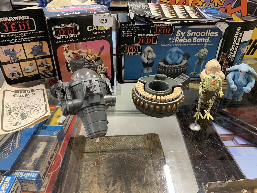 Toys: Two boxed accessories from The Return of the Jedi range 'Sy Snootles and the Rebo Band.' and