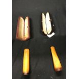 The Thomas E Skidmore Collection: Early 20th cent. Smoking requisites. Amber cigar holders, one with