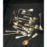 The Thomas E Skidmore Collection: Chinese export silver spoons and forks, misc makers and designs,