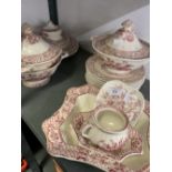 19th/20th cent. Ceramics: Masons "Stratford" dinner ware. Tureens and covers - a pair, open