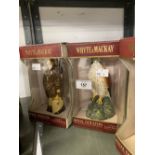 Royal Doulton: Birds of Prey Collectors Series Whyte & Mackay whisky decanters 'Kestrel', 'Buzzard'.