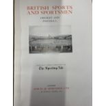 Books: "British Sports and Sportsmen" cricket and football edited by P.F. Warner in conjunction with