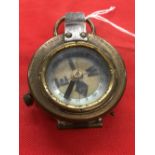 The Thomas E Skidmore Collection: WWI brass Prismatic compass engraved E.D. Addington-Reed, 31st