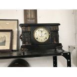 Early 20th cent. Treen cased American mantle clock. 14½ins. x 10ins.