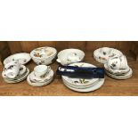 Ceramics: Royal Worcester Evesham ceramics including tea cups, tureens, pie dish etc. Approx. 28