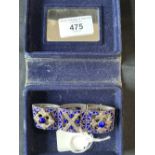 Scottish Jewellery: Late 19th/early 20th century. Silver (tested) and enamel plaque style