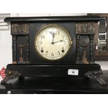 Early 20th cent. Treen cased American mantle clock. 14½ins. x 10ins.