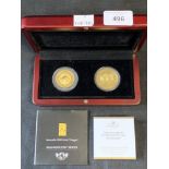 Gold Coins: Boxed set of brilliant un-circulated 1oz. Australia 25th Anniversary, 99.99% gold plus