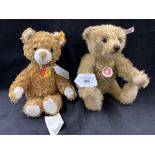 Toys: Steiff Marmalade Bear, brown glass eyes, growler, fully jointed, ticket and button to ear,