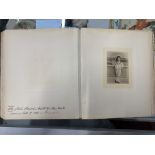 Photographs: Album of the family tree of Edward Willing, photographic and prints of portraits.