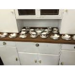 Ceramics: Royal Albert old country roses tea set. Approx. 28 pieces.