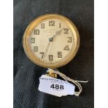 Watches: Goldsmiths and Silver Smith 15 jewel eight day travel clock.