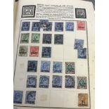 Stamps: 19th/20th cent. Meteor Album, mainly used stamps, collections of Hong Kong, South Africa
