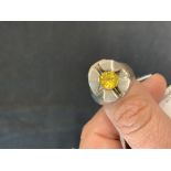 The Lady Lowry Jewellery Collection: Dress jewellery yellow brilliant cut men's ring (tests)