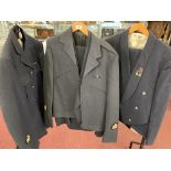 Militaria: RAF uniforms, includes No. 1 Dress, Mess Dress x 2, together with a pair of miniature