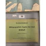 WW2/Third Reich: Militargeographische Angaben uber Irland A folder of maps and photobooks of Ireland
