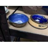 Ceramics: Royal Doulton Whitbread's ashtray 9232 'Ale & Stout', impressed mark to base, and a