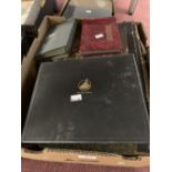 Photographs, Postcards & Ephemera: Box of fourteen albums containing Victorian, Edwardian and