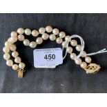 The Lady Lowry Jewellery Collection: Cultured freshwater blister pearl double strand bracelet with