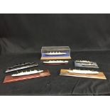 R.M.S. TITANIC - BRIAN TICEHURST COLLECTION: A selection of Titanic related models (1 Box).